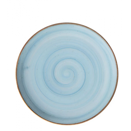 Prato 21,4cm Sobremesa Cerâmica Caoba Azul